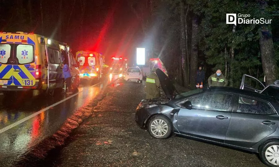 Se reporta accidente vehicular en ruta Valdivia-Niebla