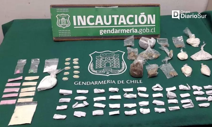 Valdivia: gendarmes interceptaron lanzamientos de drogas hacia módulos penitenciarios
