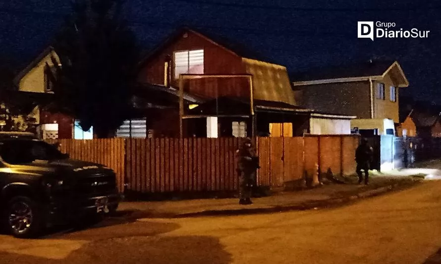 Investigan caso de joven baleado en un domicilio de Valdivia