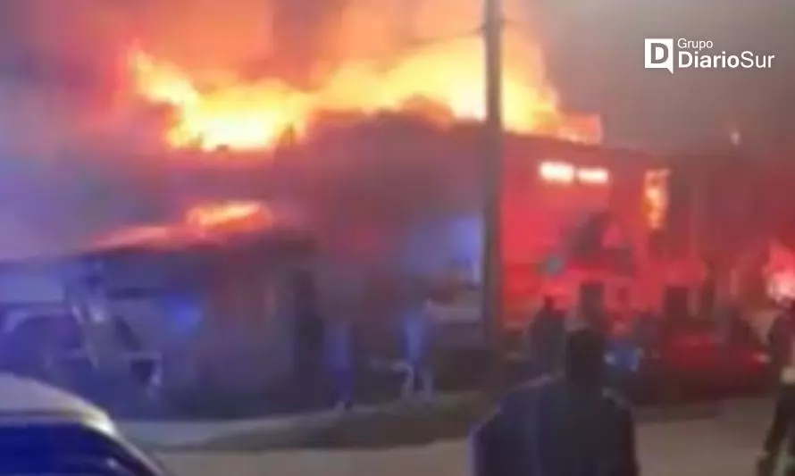 En Puerto Varas se produce incendio declarado
