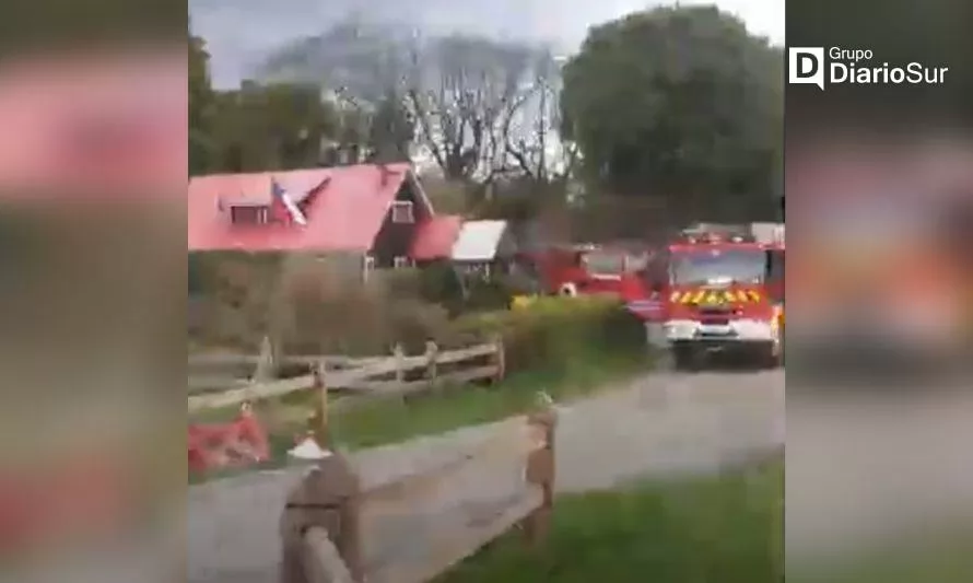 Paillaco: alarma de bomberos por fuego en fábrica de cecinas