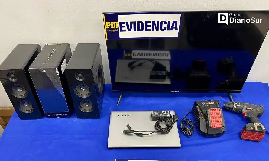 PDI detuvo a responsables de robo en sector Casa Blanca de Valdivia 