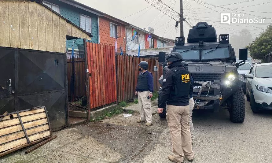 Cae banda delictual que operaba en Valdivia: hay 16 detenidos