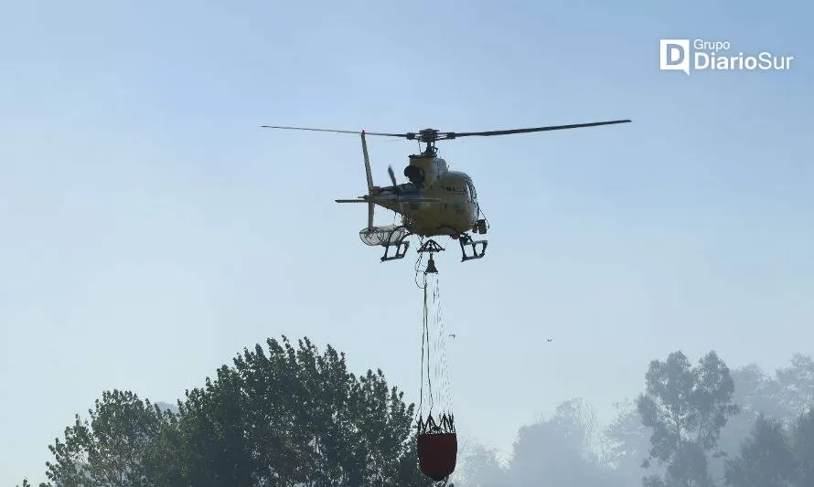 Incendio en Piedra Blanca: Conaf anuncia incorporación de helicóptero para diciembre