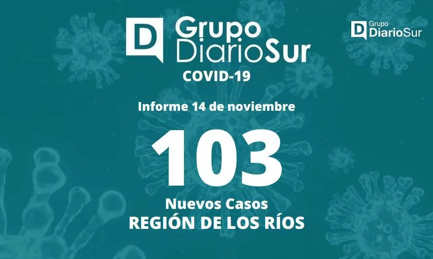 Seremi de Salud informó 103 nuevos casos de covid-19 en Los Ríos