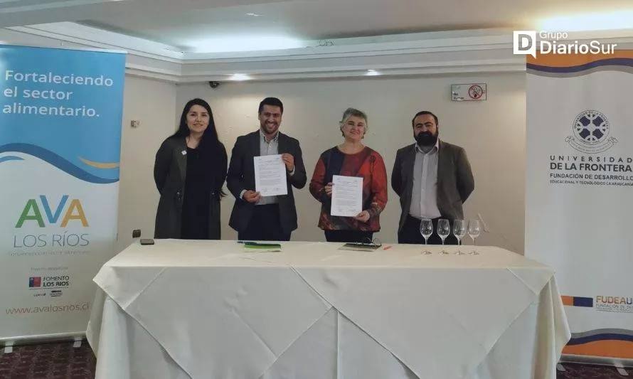 CFT de Los Ríos firmó convenio para mejorar competitividad de la industria de alimentos