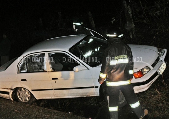 Accidente sin lesionados se produjo en el sector Caunahue de Futrono