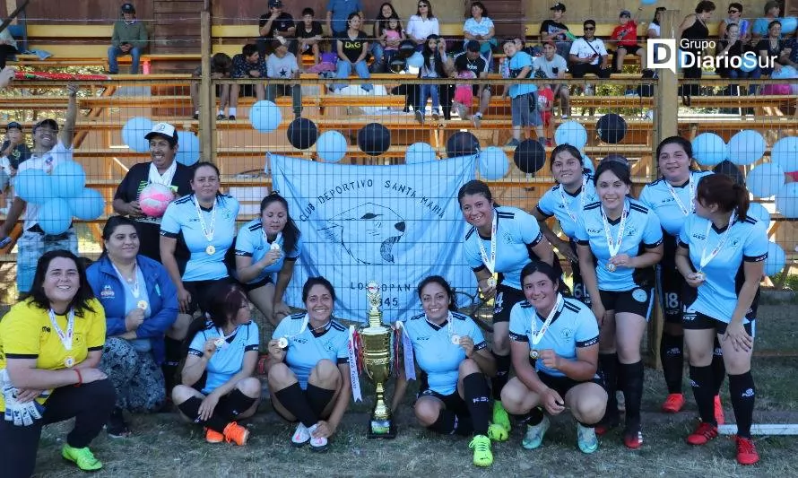 Las leonas de Loncopán se quedaron con la copa Anfa Futrono 2022