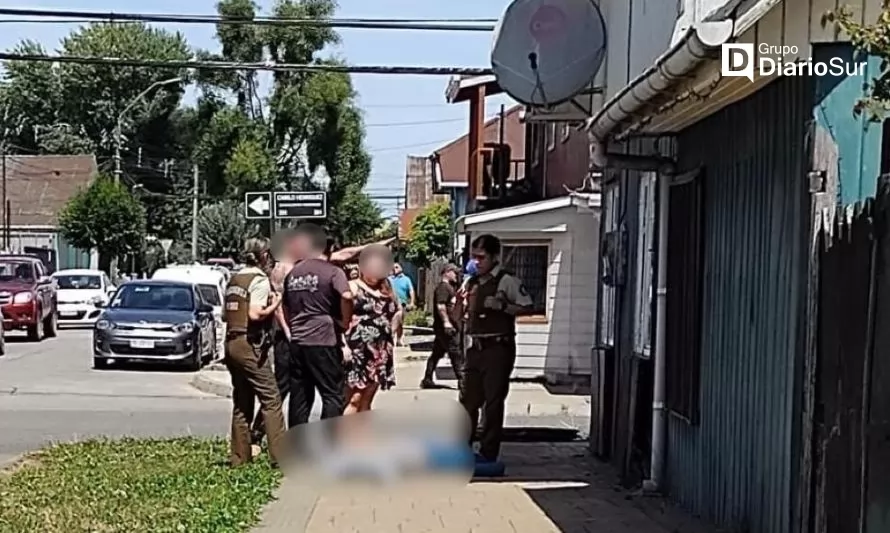 Mujer se lanzó de un segundo piso para escapar de agresor en Paillaco