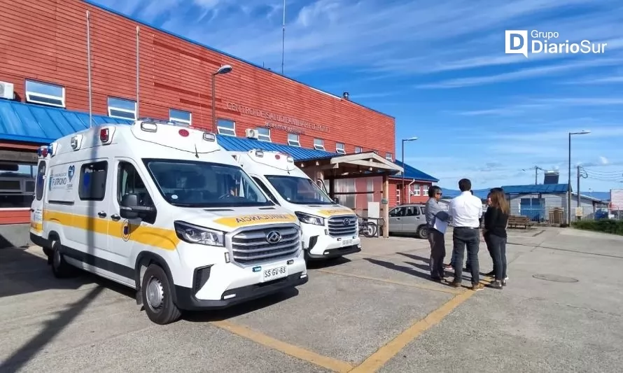 Arriban dos nuevas ambulancias para el Cesfam de Futrono