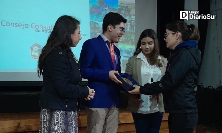 Consejo Consultivo de Adolescentes y Jóvenes de Panguipulli es reconocido a nivel nacional