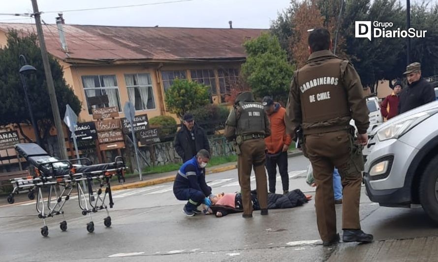 Una mujer fue atropellada en Futrono