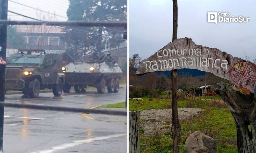 Sorpresa causó inusual contingente policial en Futrono