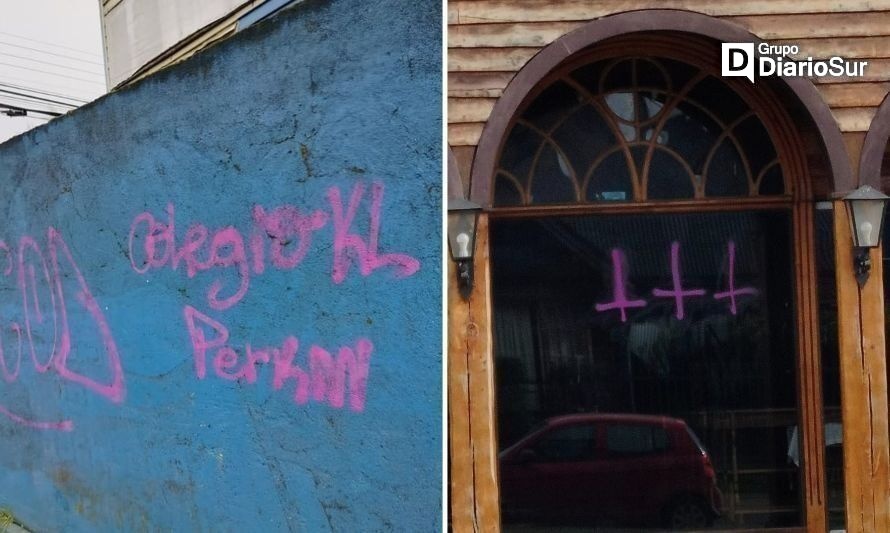 Emblemático templo católico de Futrono fue vandalizado