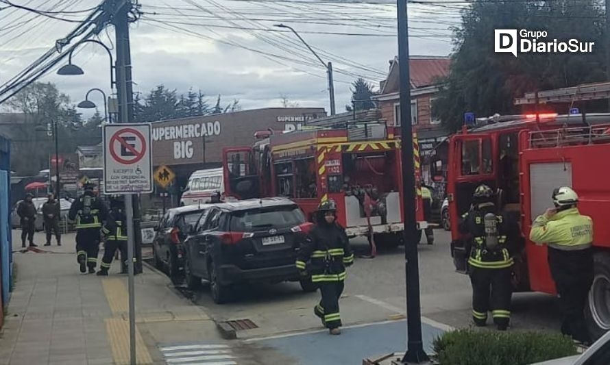 Alarma de emergencia por simulacro en establecimiento educacional