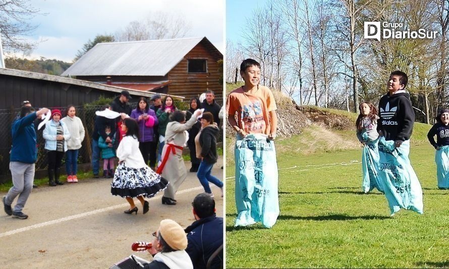 Con cuecada y juegos tradicionales Loncopán celebró las Fiestas Patrias