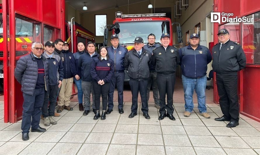 Presidente nacional de Bomberos recorre cuarteles de Los Ríos