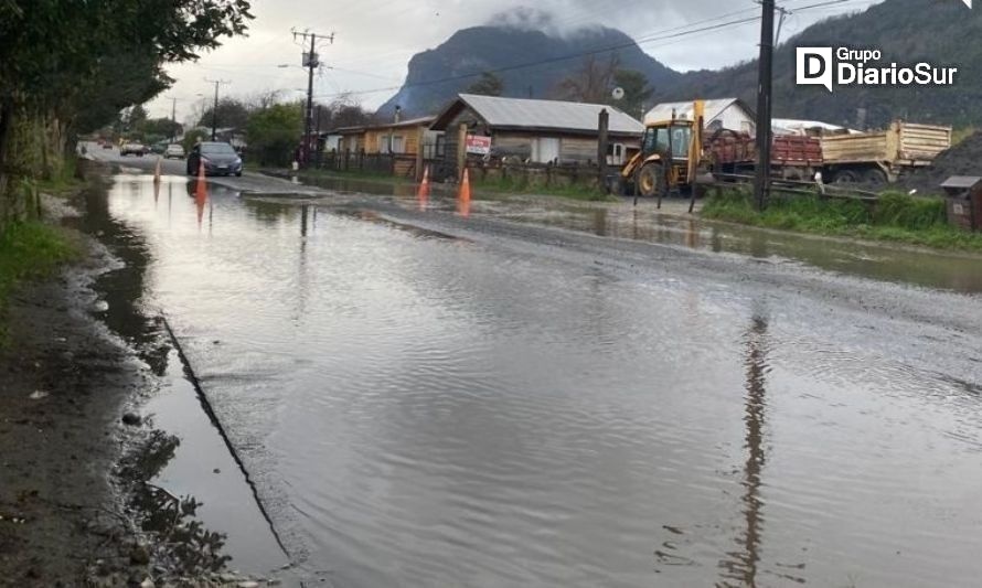 Anuncian reparación definitiva para "laguna" en el centro de Llifén