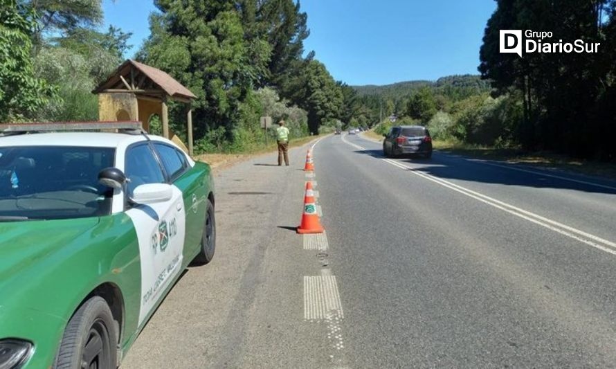 Carabineros detuvo a conductor de auto que circulaba a 150 kilómetros por hora