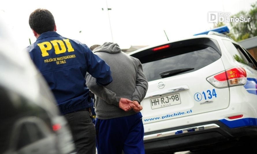 PDI de Valdivia detuvo a ex gendarme prófugo de la justicia 