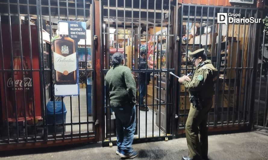 Ronda focalizada nocturna dejó ocho detenidos en Valdivia