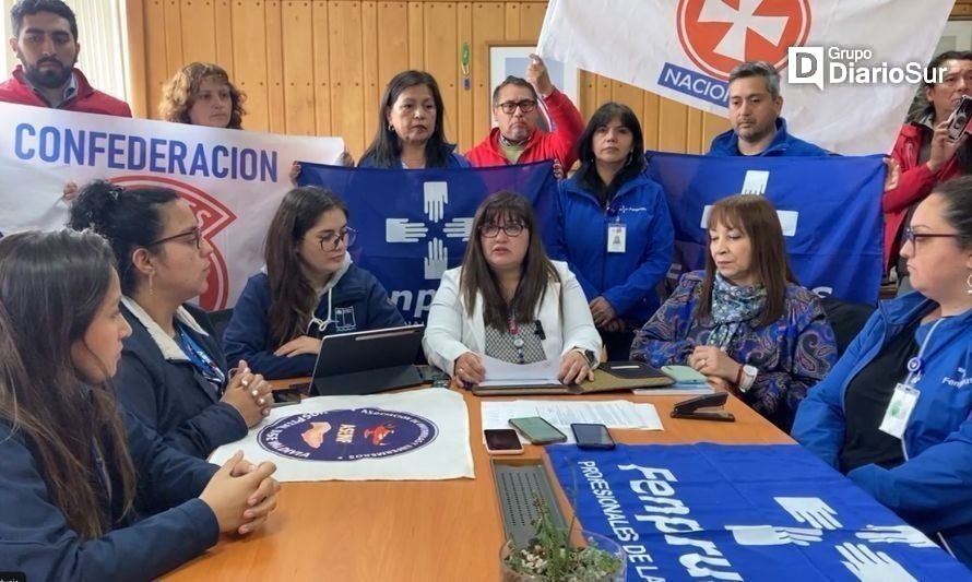 Valdivia: gremios de la Salud llegan a acuerdo con autoridades y funcionarios no serán desvinculados