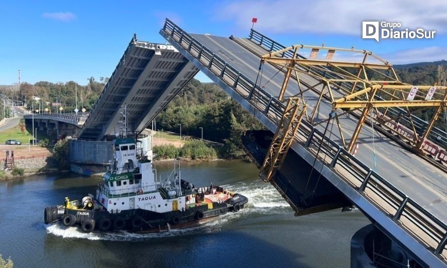 Anuncian nueva apertura de puente Cau Cau para este sábado  