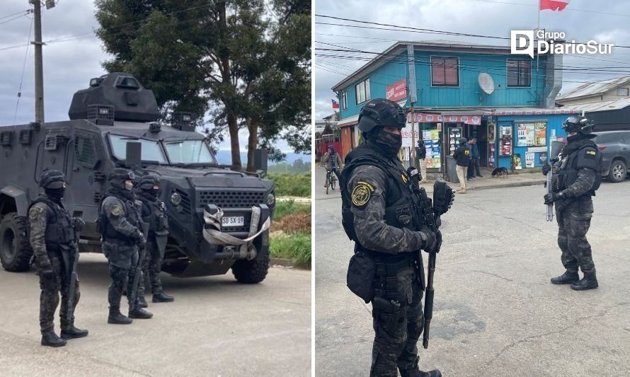 Revelan detalles de mega operativo en Valdivia: participaron 250 policías