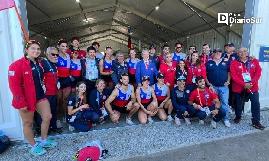 Remeros de Los Ríos ayudaron en seis de las 10 medallas de Chile