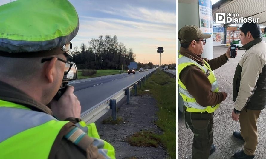 Carabineros de Los Ríos dispuso plan preventivo por fin de semana largo