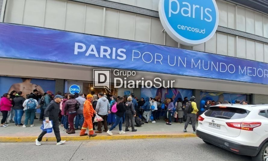 [VIDEO] Tienda Paris abre sus puertas en Valdivia