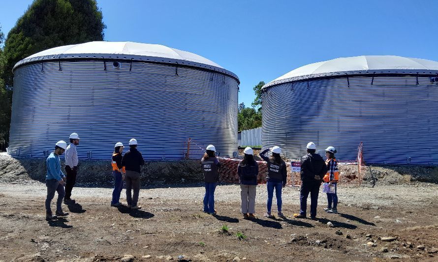 Panguipulli: Comité técnico constató avances de estanques de tormenta y planta elevadora Suralis