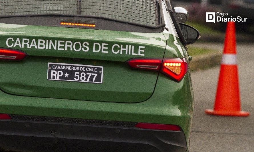 Ladrones fueron sorprendidos por Carabineros en pleno robo en Valdivia