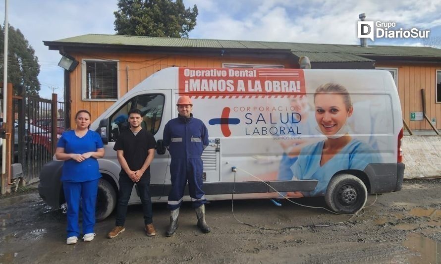 Trabajadores de empresas socias de la CChC Valdivia recibieron atenciones dentales