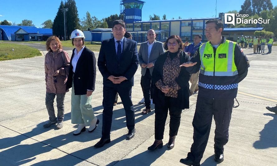 Avanzan trabajos en Aeródromo Las Marías de Valdivia  