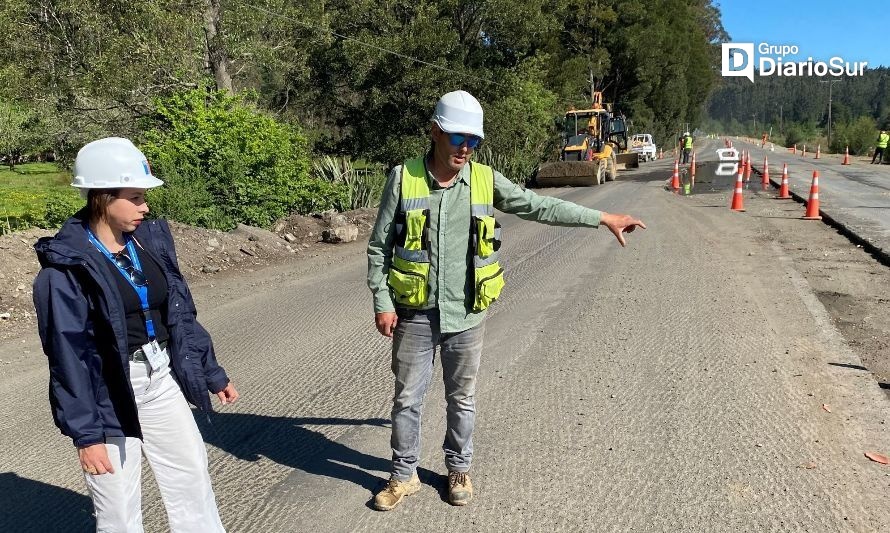 Anuncian mejoras de seguridad vial en cuatro cruces peligrosos en la ruta Valdivia-Paillaco