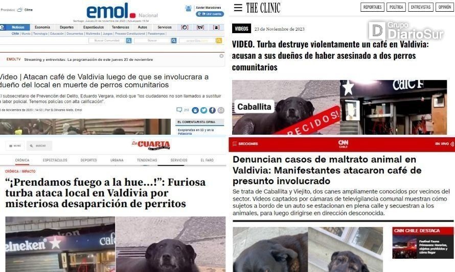 Desaparición de Caballita y Viejito fue noticia a nivel nacional