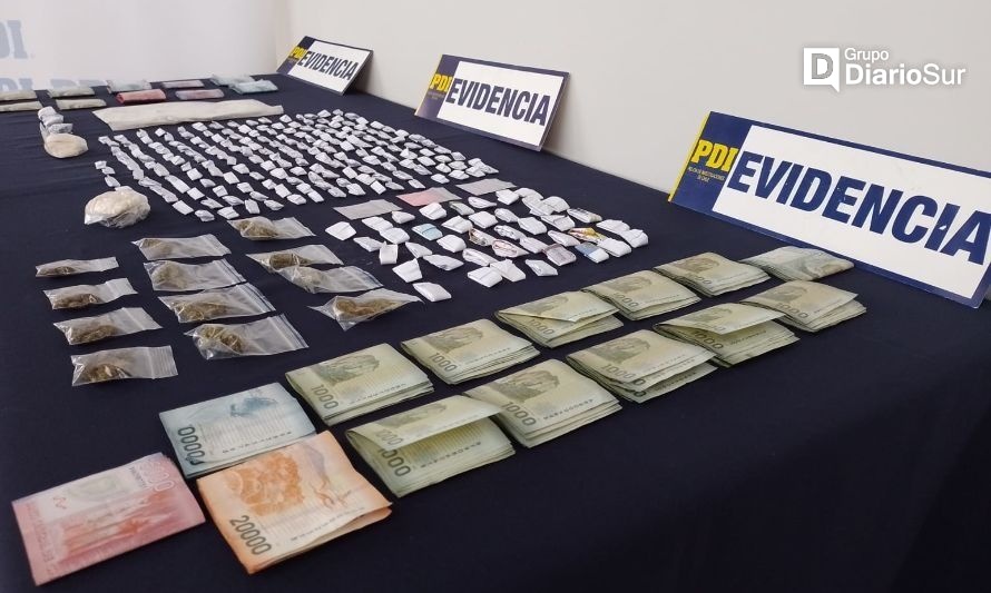 PDI realiza detenciones de personas ligadas al microtráfico en Valdivia