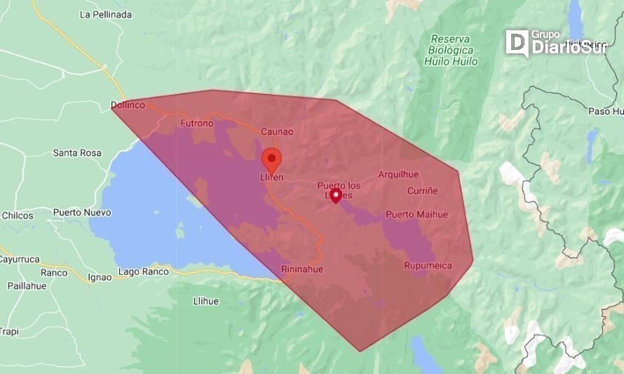 Corte imprevisto de energía afecta a más de 8 mil clientes de Futrono y Lago Ranco