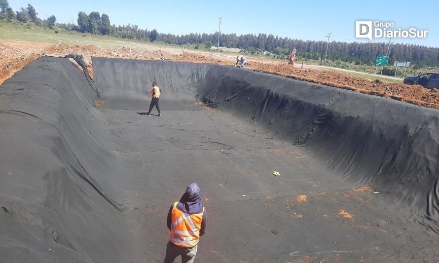 Hito en Los Ríos: construyen primera piscina para combatir incendios forestales