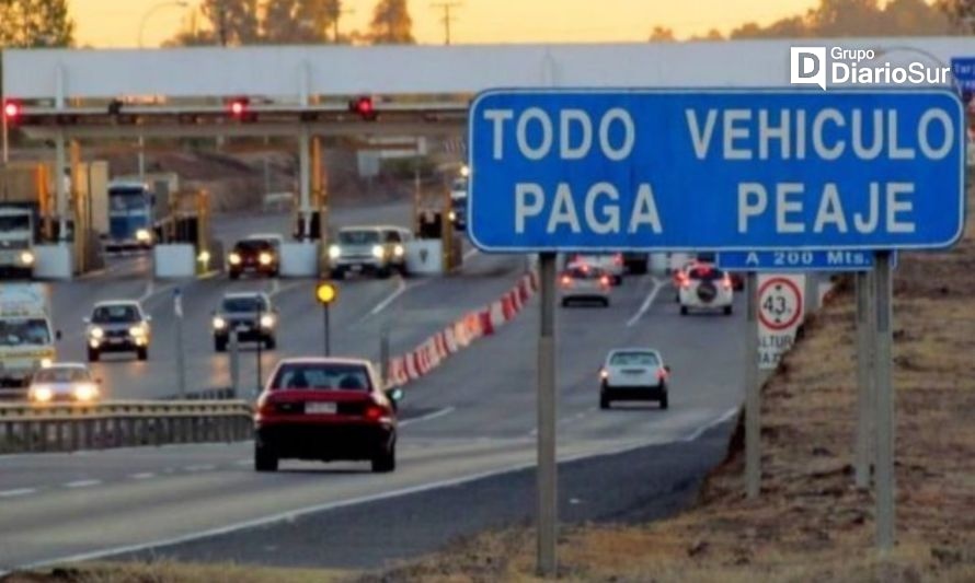 Conoce los nuevos valores de peajes de la Ruta 5 Sur en Los Ríos