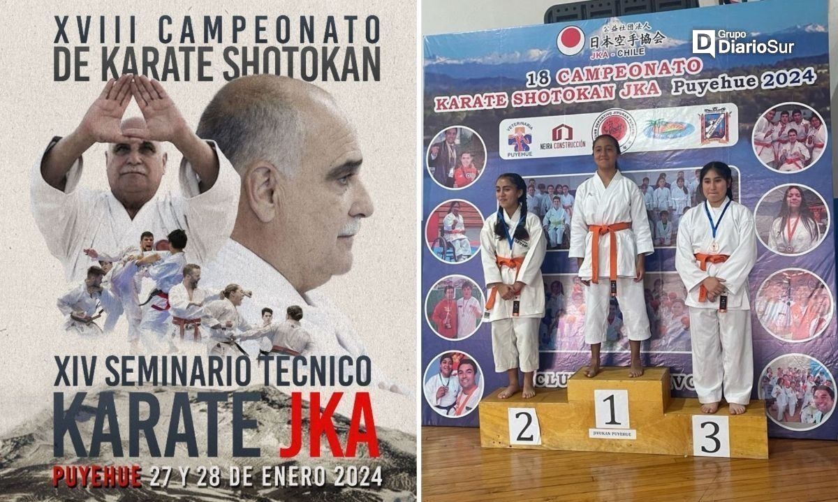 Jiyukan Ikiru cosechó medallas en Encuentro Nacional de Karate en Puyehue