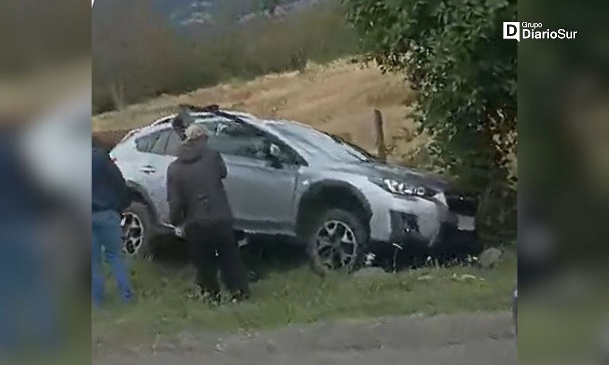Un lesionado en accidente vehicular registrado en ruta Futrono-Llifén 