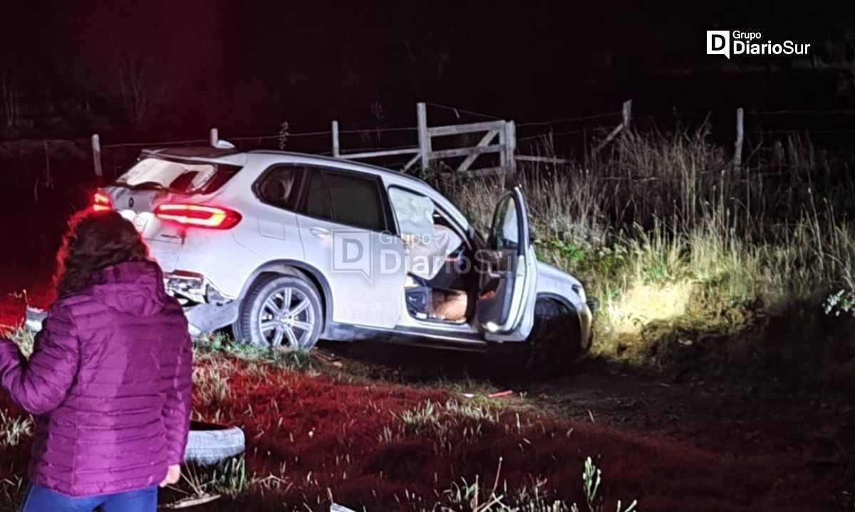 Colisión vehicular en la ruta Paillaco-Itropulli