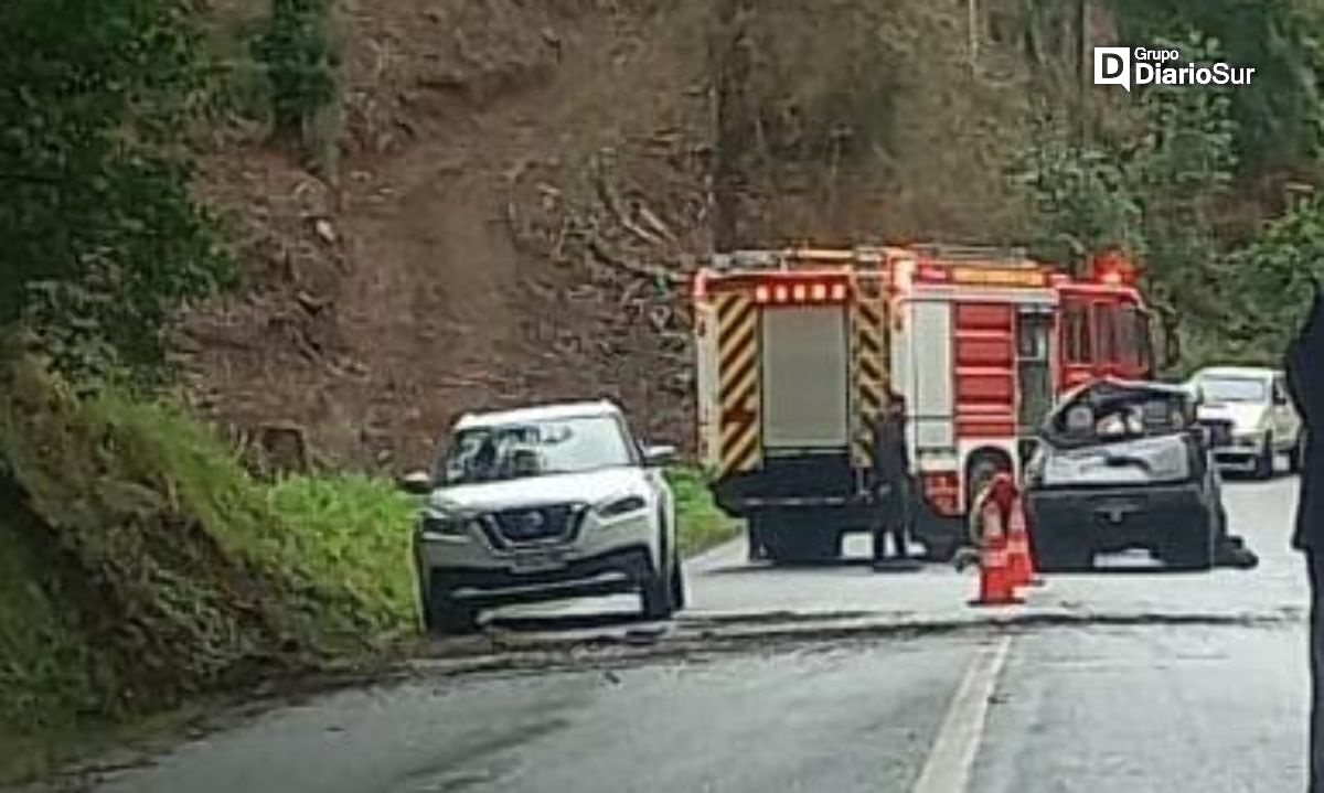 Reportan accidente vehicular en ruta Futrono-Nontuela