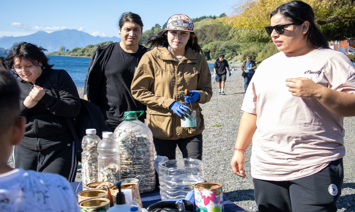 Voluntarios de Lago Ranco celebraron Día Internacional del Agua 