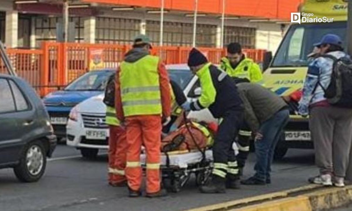 Trabajador de aseo sufrió accidente en Valdivia