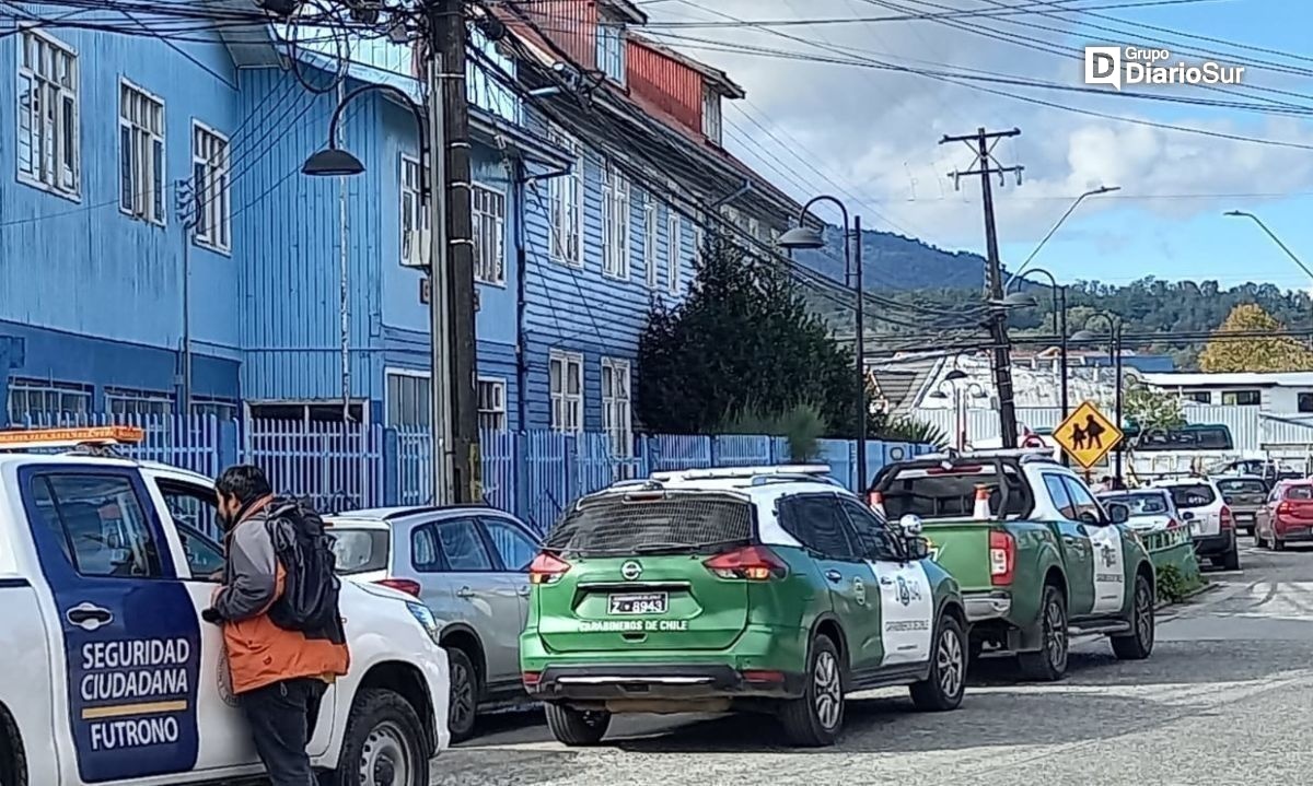 Riña en colegio de Futrono terminó con intervención de Carabineros 