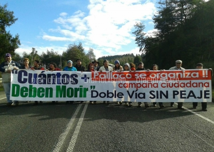 Paillaquinos recordaron a víctimas de la Cuesta El Cero y enviaron mensaje al Gobierno: "queremos doble vía, pero no aceptamos el peaje"