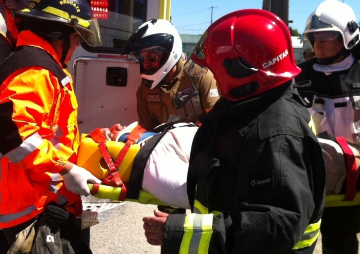 Joven ciclista resultó con una pierna fracturada tras ser atropellado por un taxi en Los Castaños